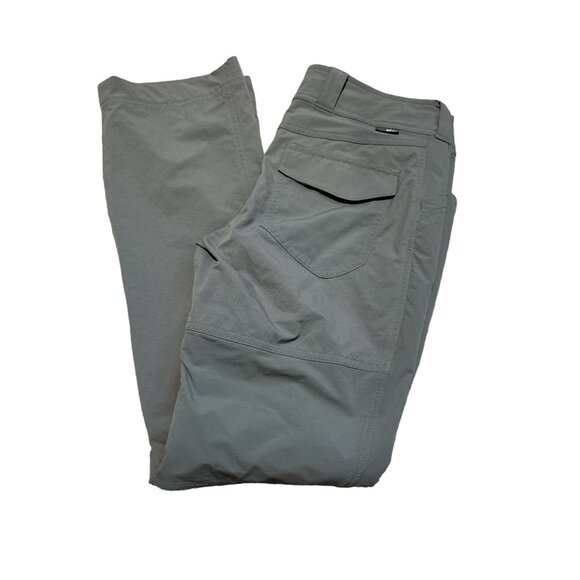 REI Screeline Hiking Women's Pants Size 4 Grey 5 Pockets Vented at Back - Picture 1 of 14